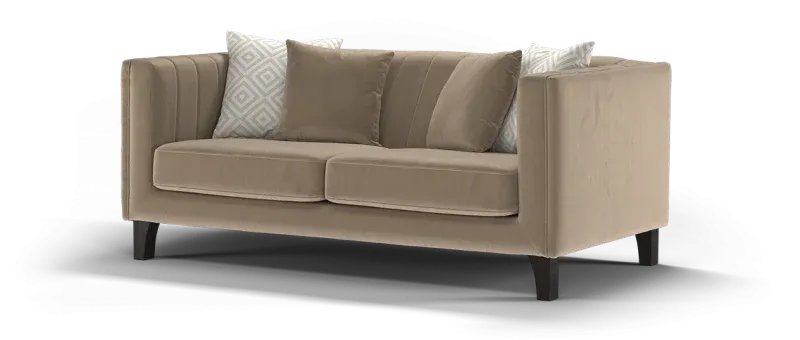 Wildo Luxury Sofa Set in Suede