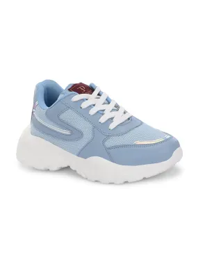 Women Solid Round Toe Lightweight Sneakers